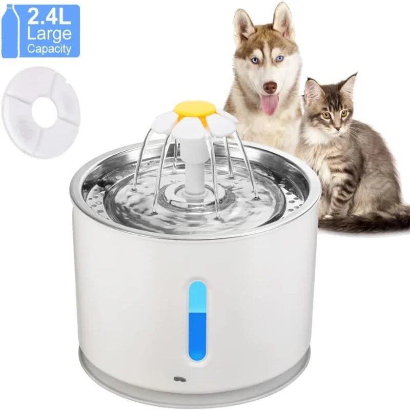 Fonte de Água Automática Para Gatos e Cachorros